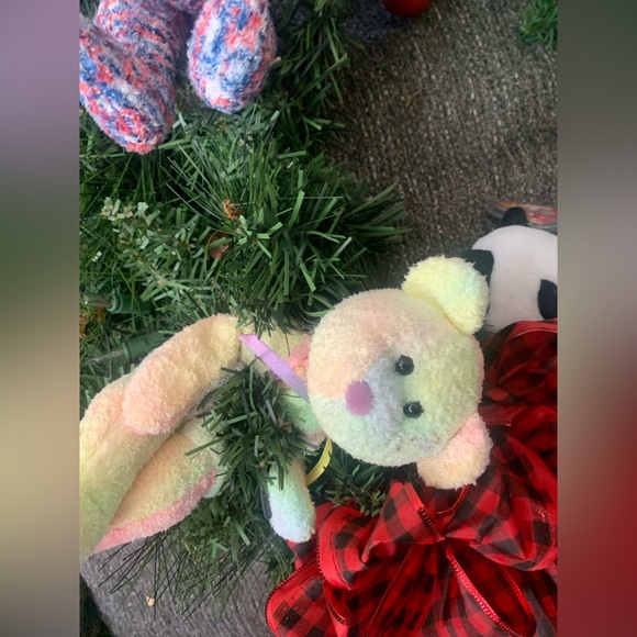 TY BEANIE BABY COLLECTABLE BEARS HOLIDAY LIGHT UP WREATH - Picture 13 of 16